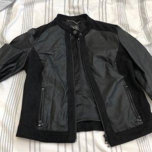 Faux leather jacket